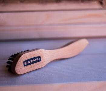 SAPHIR BDC Brush Suede Metal 16.5cm - Szczotka do czyszczenia i pielęgnacji zamszu oraz nubuku