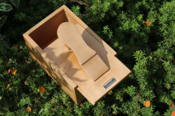 SAPHIR BDC Box Footrest Birch - Drewniana luksusowa skrzynka na kosmetyki i akcesoria do pielęgnacji obuwia
