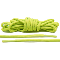 LACE LAB Roshe Laces 3mm Volt - Zielone okrągłe sznurówki do butów