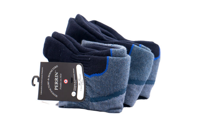 PERRIN Men Socks 412 Marine - Skarpetki