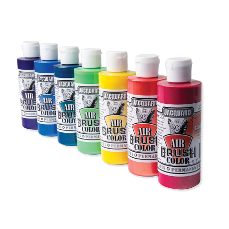 JACQUARD Airbrush Color Transparent Paint 4oz / Półprzeźroczyste farby akrylowe do aerografu