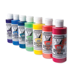 JACQUARD Airbrush Color Transparent Paint 4oz / Półprzeźroczyste farby akrylowe do aerografu