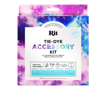RIT Tie Dye ACCESSORY Kit - Zestaw butelek i akcesoriów do farbowania tkanin