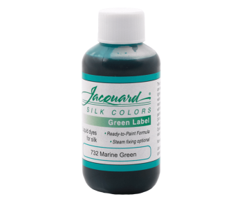 JACQUARD Green Label Silk Colors 2oz MARINE GREEN #732 / Błękitny barwnik do jedwabiu