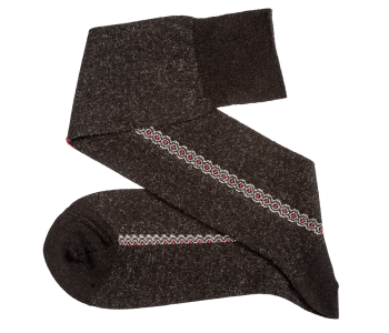 VICCEL / CELCHUK Knee Socks Merino Wool Black  - Wełniane czarne luksusowe podkolanówki