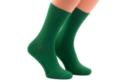 PATINE Socks PASH35 Green / Black - Skarpety typu SHADOW zielone z czarnymi wydzieleniami