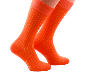 PATINE Socks Shadow PASH27B Orange / Yellow - Skarpety klasyczne