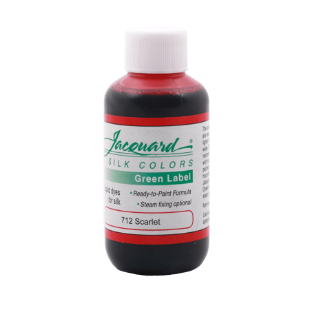 JACQUARD Green Label Silk Colors 2oz SCARLET #712 / Szkarłatny barwnik do jedwabiu