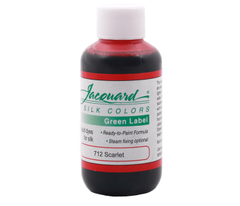 JACQUARD Green Label Silk Colors 2oz SCARLET #712 / Szkarłatny barwnik do jedwabiu