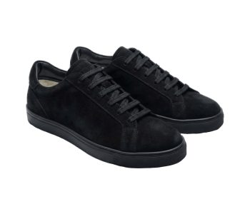 TLB MALLORCA SNEAKERS S3 Beta Velour Negro - czarne zamszowe Sneakersy
