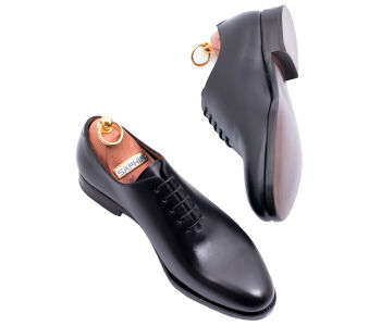 PATINE Oxford Wholecut 77022 G Black - czarne lotniki męskie