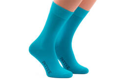 PATINE Socks PA0001-3129 - Eleganckie turkusowe skarpety