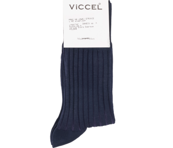VICCEL / CELCHUK Socks Shadow Stripe Dark Navy Blue / Purple - Granatowe skarpety z purpurowymi wydzieleniami