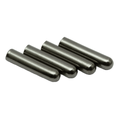 LACE LAB Bullet metal aglets gunmetal set - Metalowe końcówki do sznurówek