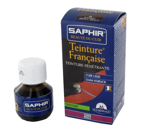 SAPHIR BDC Teinture Francaise 50ml + Pad - Barwniki alkoholowe do skór licowych, zamszu i nubuku