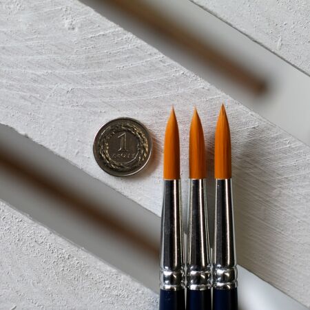 ELCO Brush Round Golden Nylon 12 - Pędzelek do farb i barwników