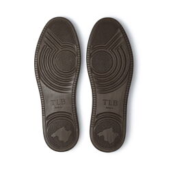 Brązowe skórzane Sneakersy TLB S3 na gumowej podeszwie w kolorze brązowym– ręcznie wykonane w Hiszpanii, styl smart casual, komfort, elegancja i nowoczesny design na co dzień.