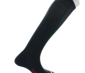 LCF Men Knee Socks GRAND PALAIS Noir - Luksusowe podkolanówki