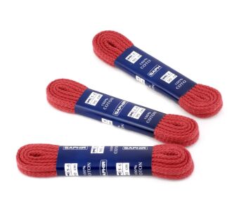 SAPHIR BDC Laces Cord 3mm Rouge Hermes - czerwone okrągłe sznurowadła