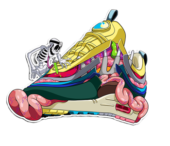 ANGELUS Sticker Sean Wotherspoon 1szt - Wlepka dla Customizera