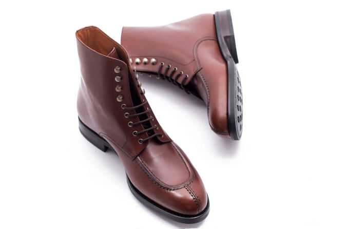 YANKO Split Toe Boots 701Y G Brown - brązowe trzewiki męskie