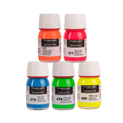 TARRAGO SNEAKERS Paint Fluor Colors 25ml - Farby akrylowe UV do customizacji Sneakersów i odzieży