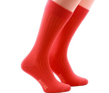 PATINE Socks Shadow PASH42B Dark Orange / Orange - Skarpety klasyczne