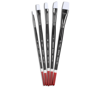 ANGELUS Paint Brush Set of Five - Zestaw pędzelków do Customu