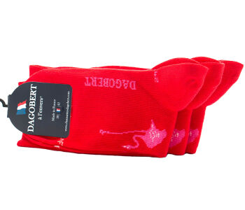 DAGOBERT Men Socks FLAMANT Rouge - Skarpety męskie