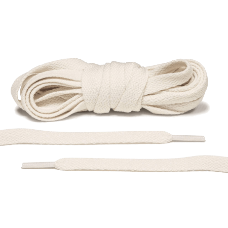 LACE LAB JORDAN 1 Laces 8mm Sail - Kremowe płaskie sznurowadła