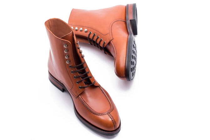 YANKO Split Toe Boots 701Y G Light Brown - jasno brązowe trzewiki męskie