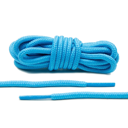 LACE LAB XI Rope Laces 6mm Gamma Blue - Niebieskie okrągłe sznurowadła do butów