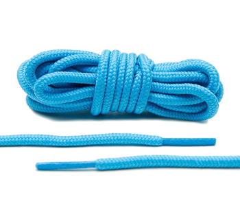 LACE LAB XI Rope Laces 6mm Gamma Blue - Niebieskie okrągłe sznurowadła do butów