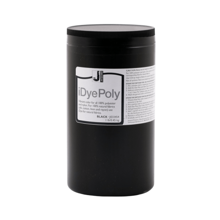 JACQUARD iDye Poly 1LB #1454 BLACK / CZARNY barwnik do poliestru, nylonu, tkanin syntetycznych i tworzyw sztucznych