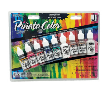 JACQUARD Pinata Color Alcohol Ink Overtones Exciter Pack 9x 0.5oz / Zestaw farb do twardych powierzchni