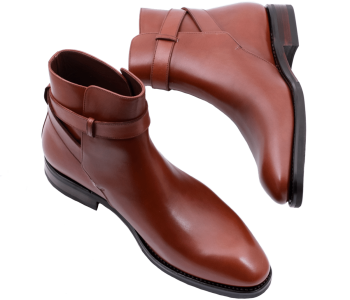 TLB MALLORCA Boots JODHPUR 513S F Brown - brązowe trzewiki męskie