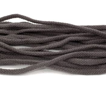 Tarrago Laces Cord 4.5mm Dark Grey - ciemno szare okrągłe sznurowadła do butów