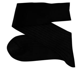VICCEL / CELCHUK Knee Socks Elastane Cotton Black