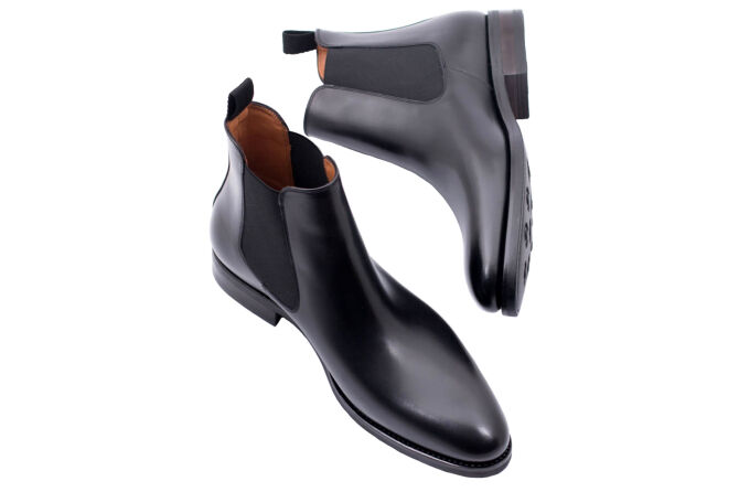 PATINE Chelsea Boots 77036V G Black - czarne sztyblety męskie