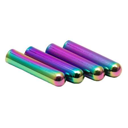 LACE LAB Bullet metal aglets neo chrome set - Metalowe końcówki do sznurowadeł