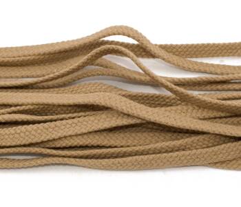 Tarrago Laces Flat 8.5mm Beige - beżowe płaskie sznurowadła