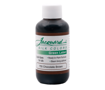 JACQUARD Green Label Silk Colors 2oz CHOCOLATE BROWN #750 / Brązowy barwnik do jedwabiu