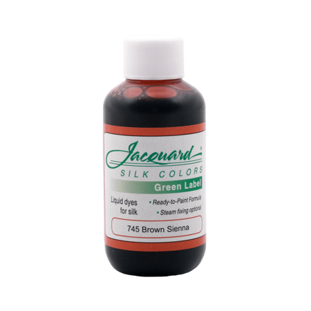 JACQUARD Green Label Silk Colors 2oz BROWN SIENNA #745 / Jasnobrązowy barwnik do jedwabiu