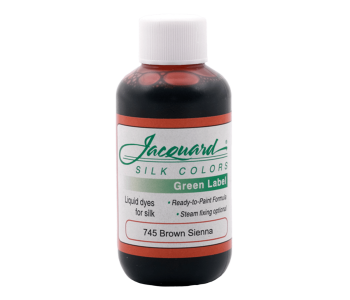 JACQUARD Green Label Silk Colors 2oz BROWN SIENNA #745 / Jasnobrązowy barwnik do jedwabiu