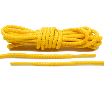 LACE LAB Roshe Laces 3mm Yellow - Żółte okrągłe sznurówki do butów