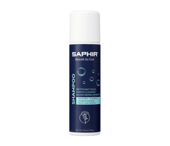 SAPHIR BDC Shampoo 150ml - Uniwersalny cleaner do skór licowych, zamszu, nubuku i tekstyliów