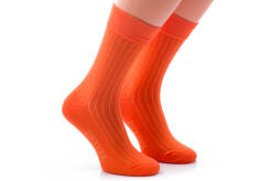 PATINE Socks PASH01 Orange - Pomarańczowe klasyczne skarpety typu SHADOW