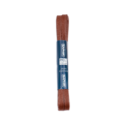 SAPHIR BDC Laces Medium Flat Waxed 5mm Medium Brown - Średniobrązowe płaskie sznurowadła woskowane