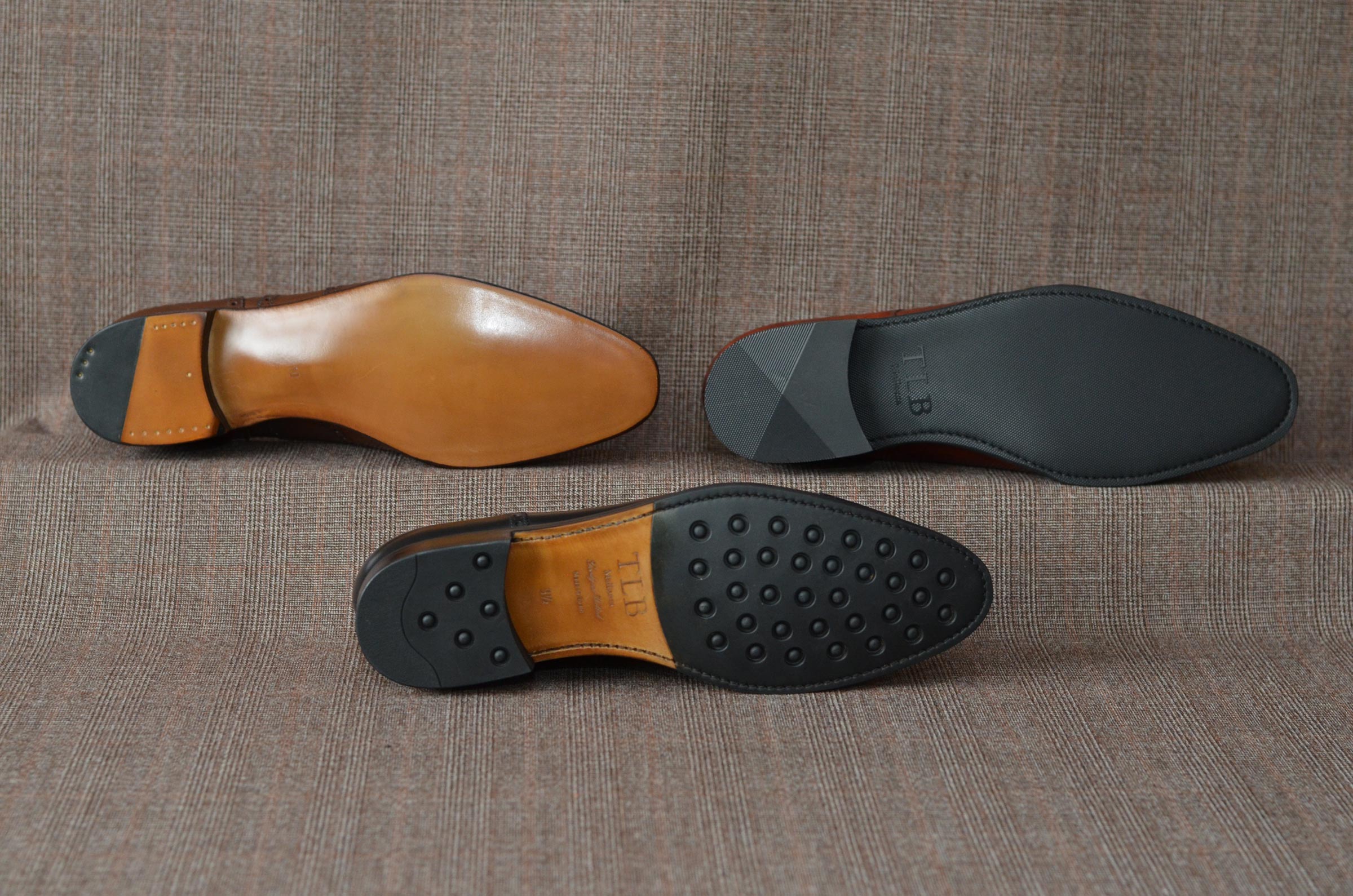 skórzane i gumowe podeszwy w luksusowych butach męskich goodyear welted tlb mallorca main collection shoes